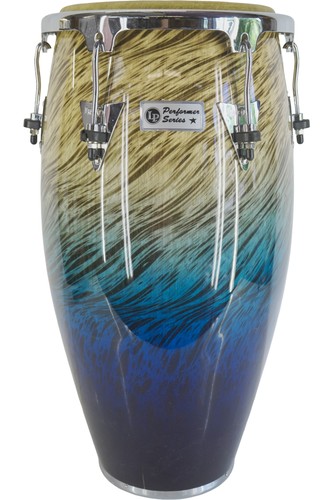 LP Performer Series Conga with Chrome Hardware 12.5 in. Tumba Blue Fade