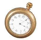 Antique 1905 Waltham 0s Pocket Watch Gold Fill Case - No Run, Screw Bezel & Back