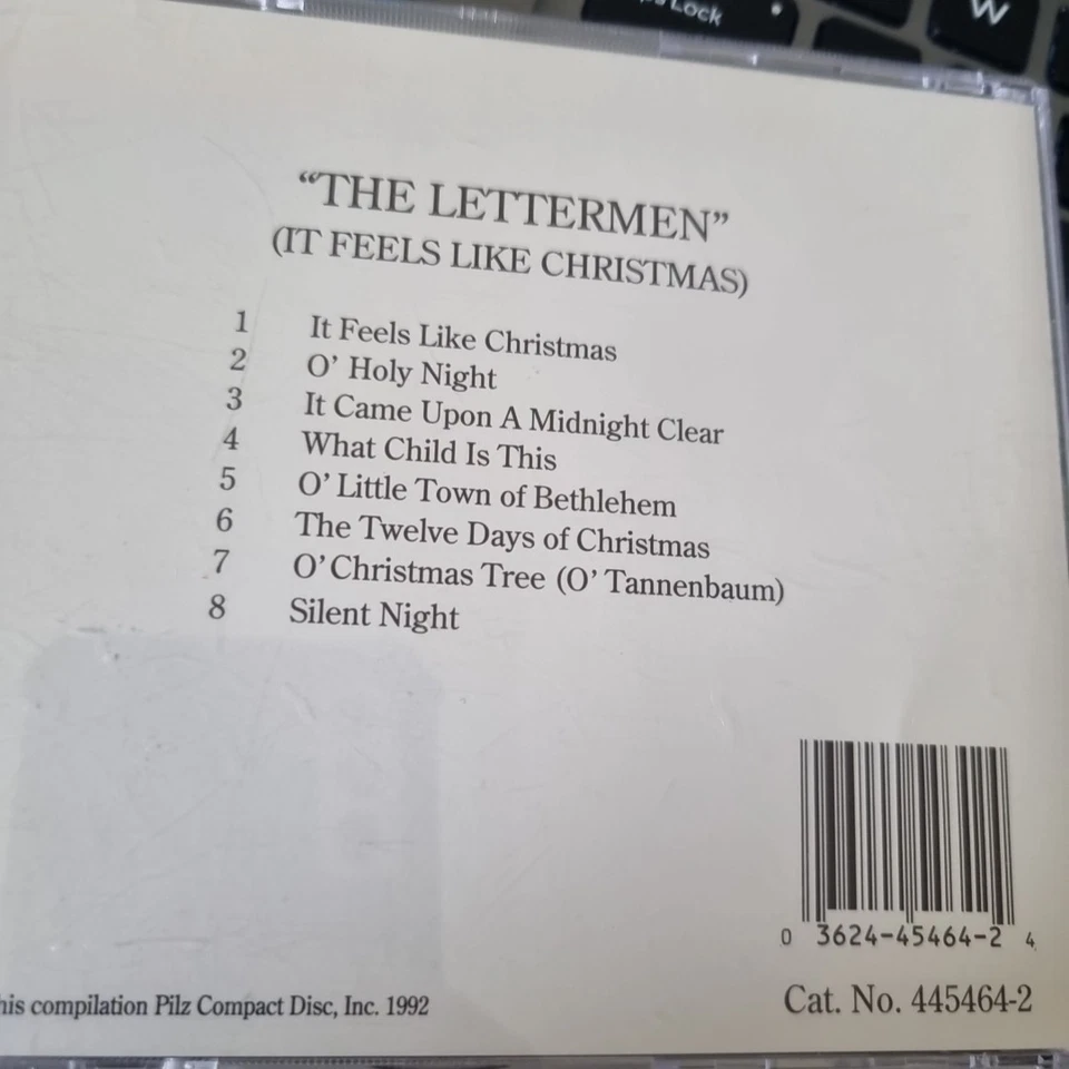 The Lettermen - It Feels Like Christmas CD. Pilz/1992. Christmas Songs & Carols Foto 3 de 3