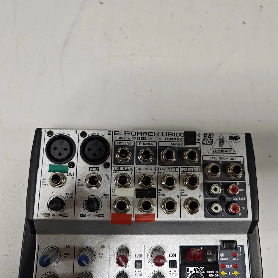 Behringer Eurorack UB1002FX Mixer - Für Teile / Reparatur, Ungeprüft - Bild 2 von 4