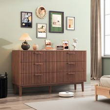 Kommode mit 6 Schubladen 100x34x73 cm Sideboard Schrank Anrichte Beistellschrank