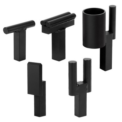1 inch Blacksmith Anvil Hardy Hole Tools Set Blacksmithing Forge Forging Tool...