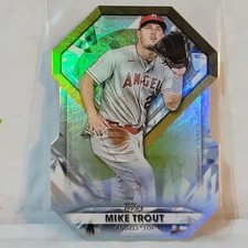 2022 Topps Diamond Greats Die Cuts Mike Trout Angels
