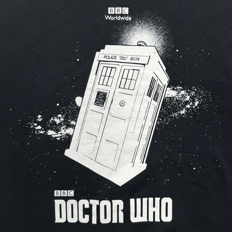 Sudadera con capucha Doctor Who BBC Worldwide para hombre talla M suéter negro Foto 2 de 4