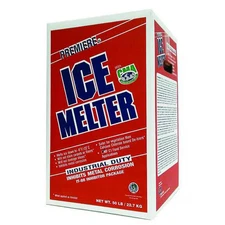 Premiere 50 lb Carton Ice Melt, Granular, -8 Degrees F, Blue CPM050P Premiere