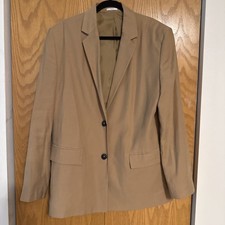 Calvin Klein Beige Tan relaxed fit Blazer Large