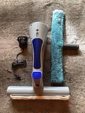 Addis Window Vacuum With Microfiber Head  - Grey/Blue with charger