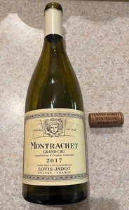Louis Jadot Montrachet Grand Cru 2017 Empty Wine Bottle With Cork