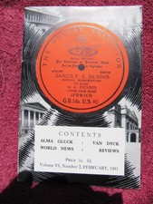 RECORD COLLECTOR Magazine Feb 1951 Vol 6 2 MA...
