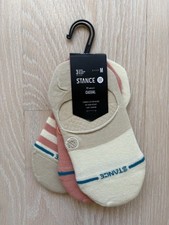 STANCE Casual 3 Pack No Show Size Medium Unisex Socks Rose Smoke/Multicolor NWT