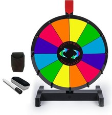 Hooomyai HC Display 12 Tabletop Spinning Prize Wheel 12 Slots with Durable
