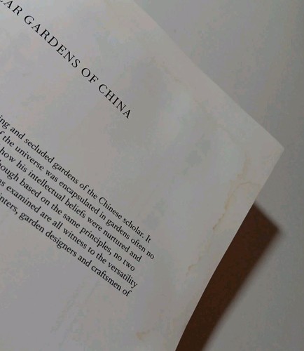 Scholar Gardens of China Book HC : A Study and Analysis of the Spatial Design - Imagen 7 de 7