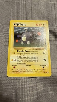 Pokémon TCG Magnemite 079/130 2nd Edition Common NM