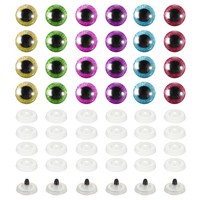 35 Mm Blitz-Sicherheitsaugen, 36 StüCk Bunte HäKel-Sicherheitsaugen, 6 Farben