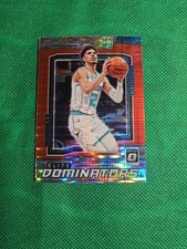 2021 Panini Donruss Optic Elite Dominators Red Pulsar Prizm LaMelo Ball #8 3gq