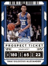 2020-21 Contenders Draft Picks Shai Gilgeous-Alexander Prospect Variation #39b