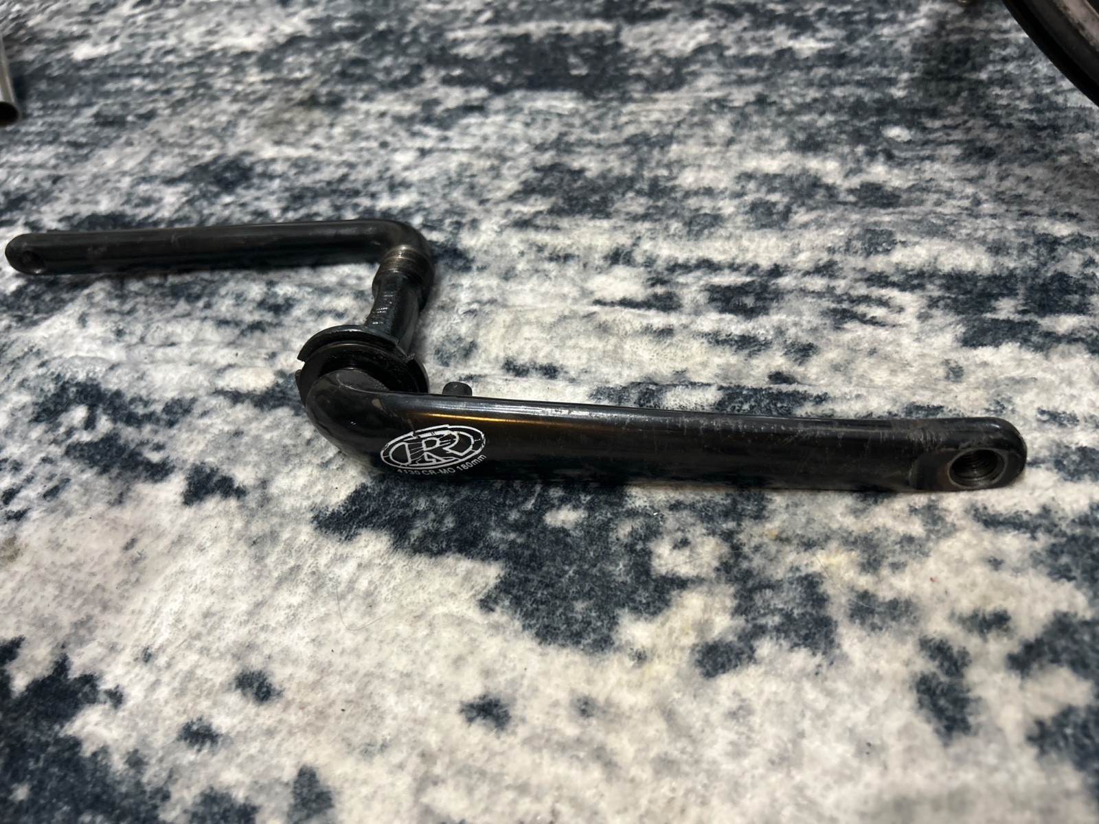 VIntage Robinson BMX One-Piece Crank Arm 175mm Black NOS CW175CR New Old Stock