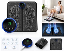 19 Level EMS Electric Foot Massager Pad Muscle Stimulator Blood Circulation Mat