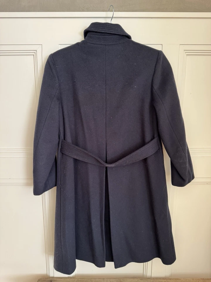 Abrigo Bonpoint Niñas Mezcla Cachemira Lana Doble Pecho. Talla 14Y Joulia  Foto 4 de 4