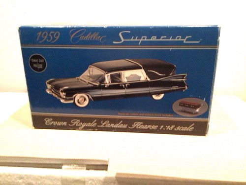 1959 precision miniatures cadillac Landau Hearse 1/18 Scale
