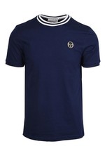 Sergio Tacchini Rainer T/Shirt, Navy/Off White UK S - XXL
