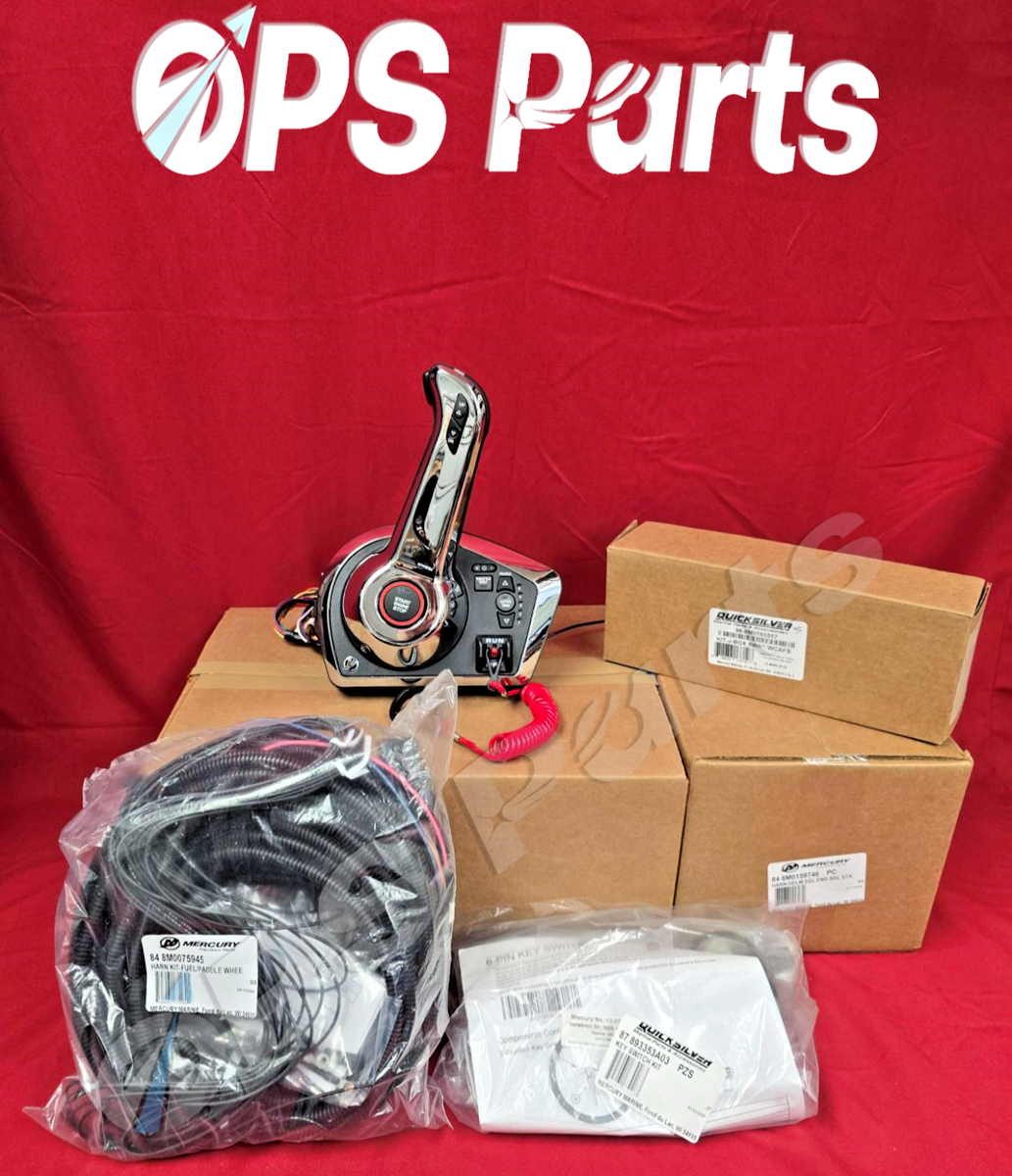 New / OEM Mercury Next Gen Panel Mount DTS Control Rigging Kit