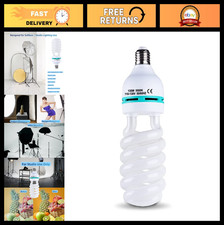 135W CFL Daylight Spiral Light Bulb 5500K E27/E26 for Photography Softbox Kit