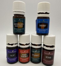 Young Living Essential Oils Lot of 5 5ml Bottles Mixed Read description