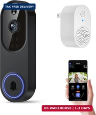 1080P Wireless Wi-Fi Video Doorbell Camera with Two Way Audio, Night Vision, Clo