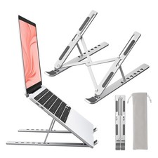 Sopholid Laptop Stand for Desk, Aluminum Metal MacBook Stand  Computer Riser for