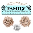  Living Room Ornaments Wall Decoration Home Deocr Wooden Hanging Board