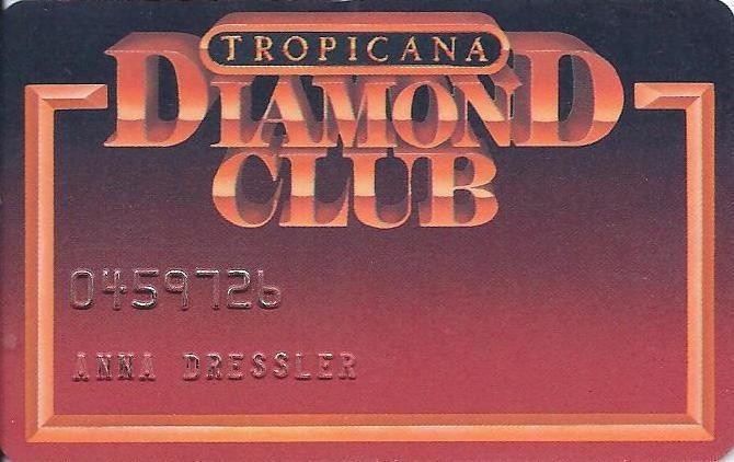 Tropicana Casino - Atlantic City, NJ - 5a Issue Slot Card, sm (R) in logo