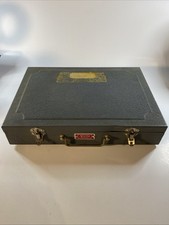 Vintage Metal Slide Storage Box Carrying Case for 35mm 1956 Slides 150