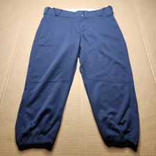 Russell Athletic Knickers Women's Medium 8-10 Blue Lowrise Baseball Knickers