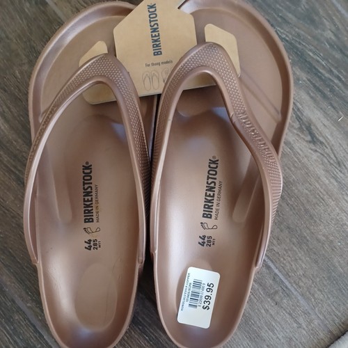 BIRKENSTOCK HONOLULU HERREN ZEHENSTEGSANDALEN METALLIC BRONZE GR 44/11