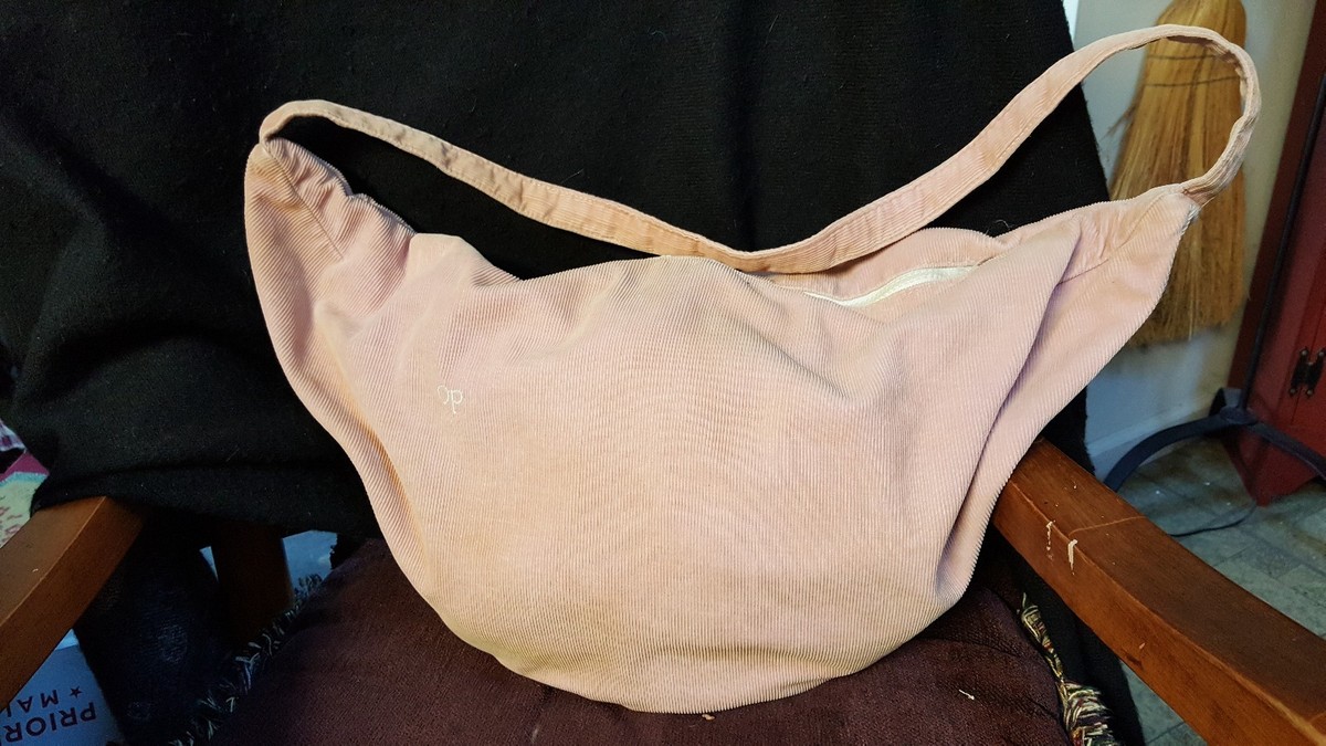 Vintage Ocean Pacific Pink Corduroy Hobo Bag Rare | eBay