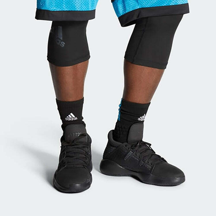 Adidas Pro Vision Basketball Shoes Solid Grey Core Black