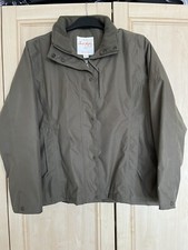 Jack Murphy Town & Country Quilted Short Khaki Jacket. Size 18