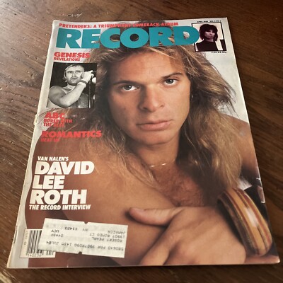 Record Music Magazine April 1984 Genesis Phil Collins David Lee