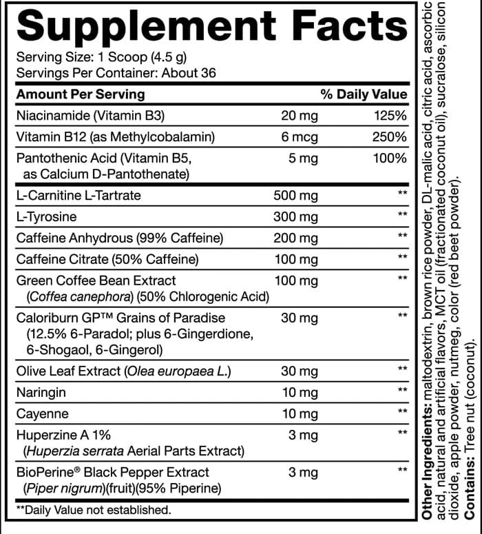 MUTANT KILL SWITCH Thermogenic Fat Burner Explosive Weight Loss 36 Servings - Image 2 of 2