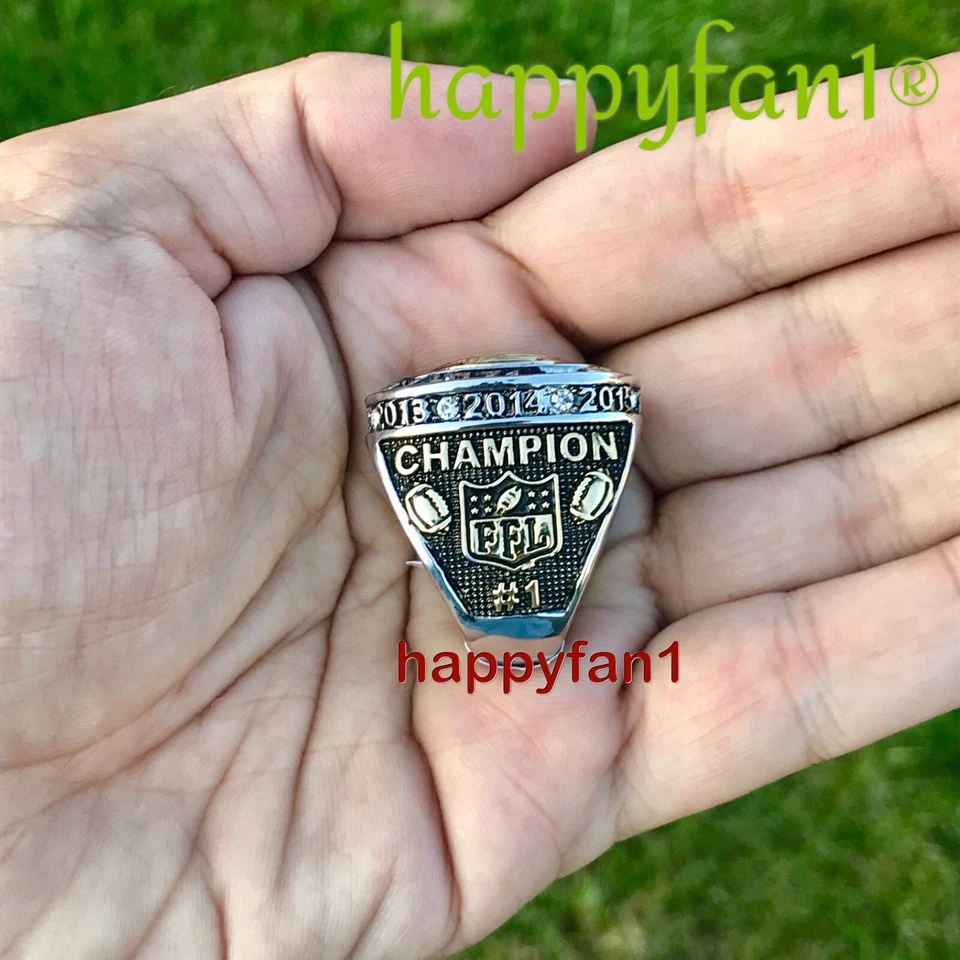 2019 Fantasy Football Championship кольцо победитель лиги чемпион размер 7-15 новый - Изображение 3 из 4