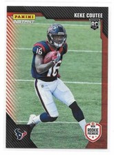 2018 Panini Instant Keke Coutee RPS First Look Rookie Card /205. rookie card picture