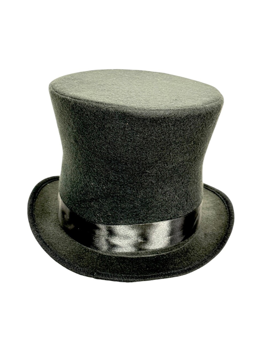 ROCK STAR PLAIN TOP HAT MAGICAN VICTORIAN STEAMPUNK MAD HATTER