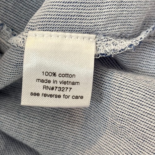 Elizabeth and James Pin Stripes Classic Blue Shirt Blouse Size XL *b93 - Picture 15 of 20