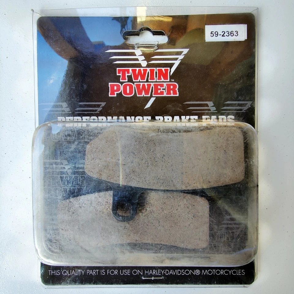 Pastillas de freno orgánicas Twin Power para Harley-Davidson 592363 Foto 2 de 3
