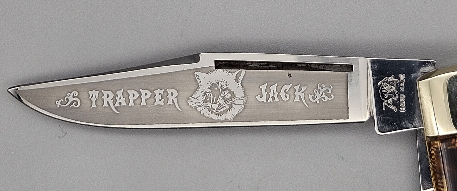 Vintage Bulldog Brand 1st Gen BKC 133 Trapper Jack Duck Feather 2 Blade