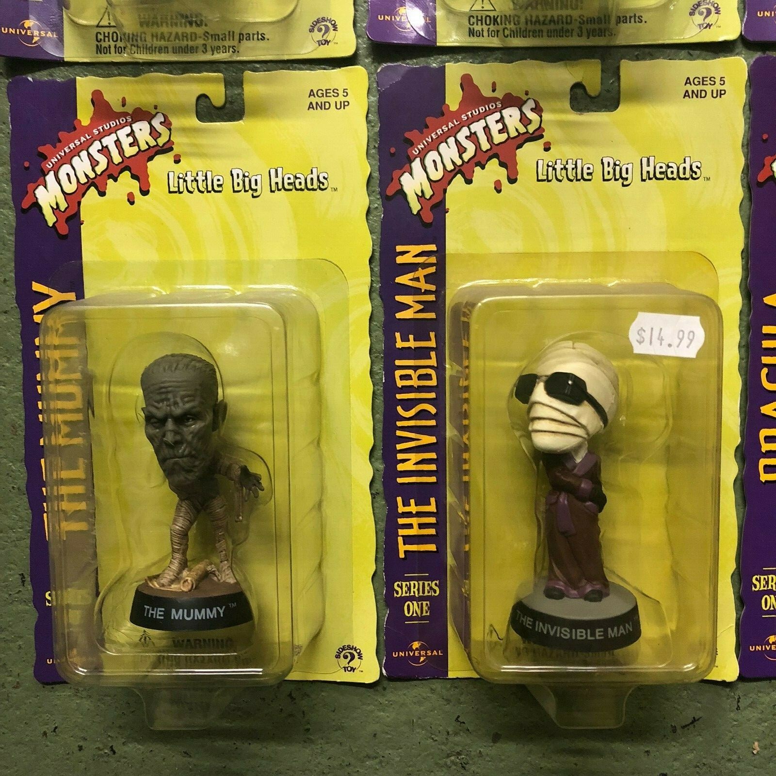 Little Big Heads Figures Universal Monsters Series 1 NEW lot of 6 characters eBay