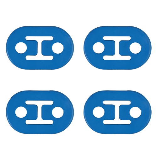 4PCS Car Exhaust Rubber Mount support heavy duty universal BLUE 2Holes 11mm - 第 6/10 張圖片