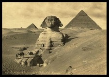83823 Vintage 1800 Egypt Egyptian Sphinx Pyramids Decor Wall Print Poster