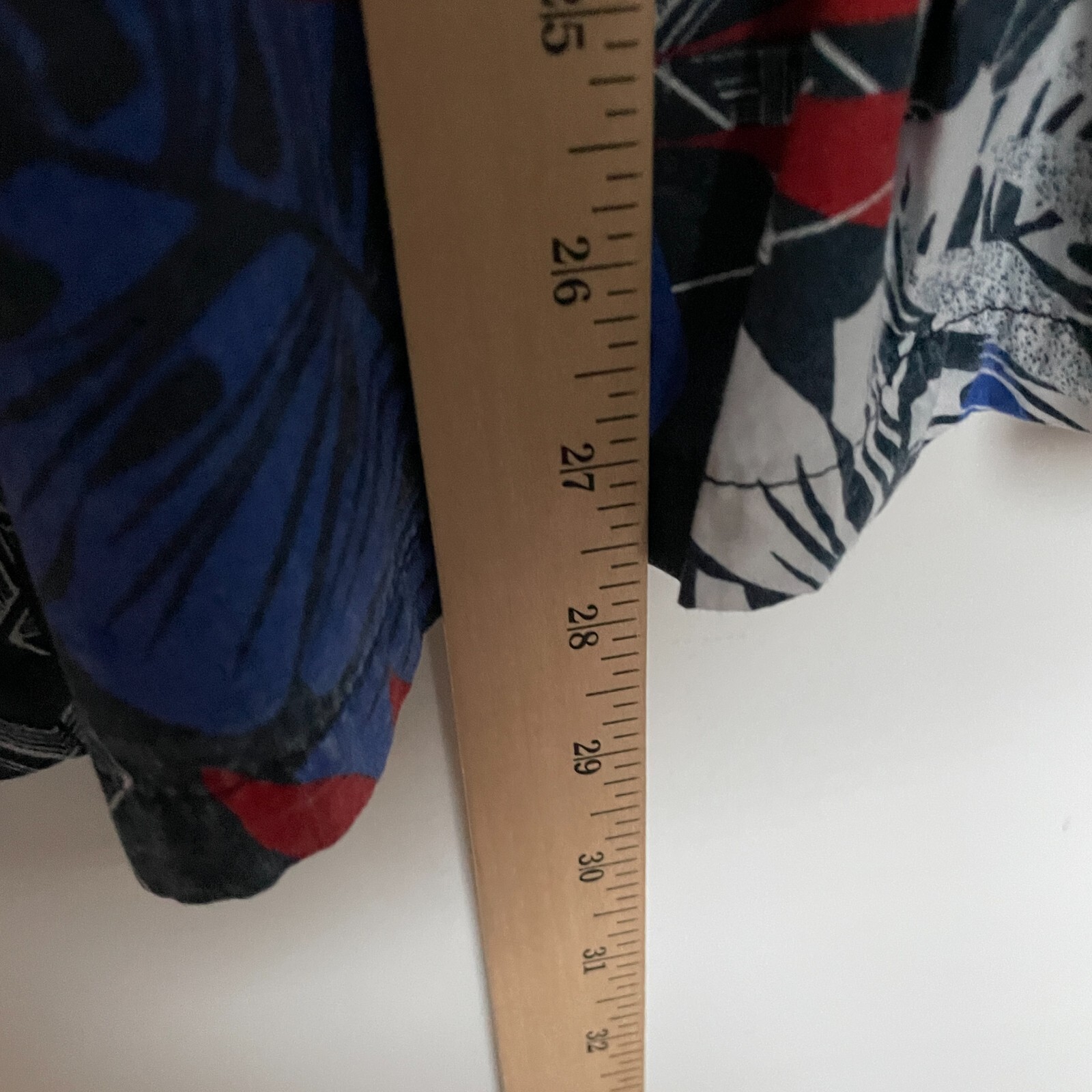 Chubbies Shirt Mens Medium Blue Orange Floral Hawaiian Popover Beach Tropical